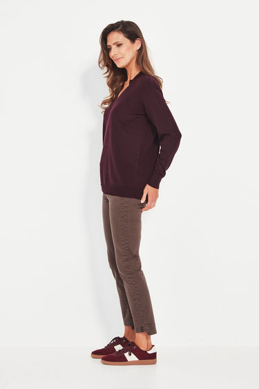 Manhattan Sweater - Black Cherry - Sweater VERGE