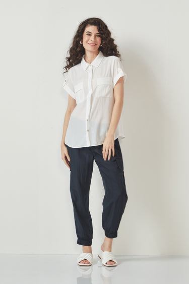 Glide - Naomi Shirt - Pearl - Shirt VERGE