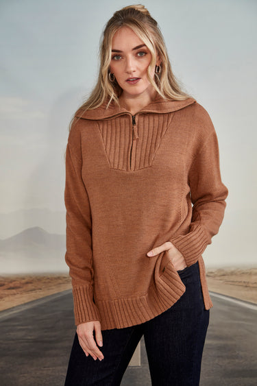 Nevada Sweater - Caramel - Sweater VERGE