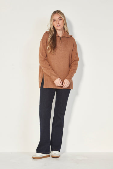 Nevada Sweater - Caramel - Sweater VERGE