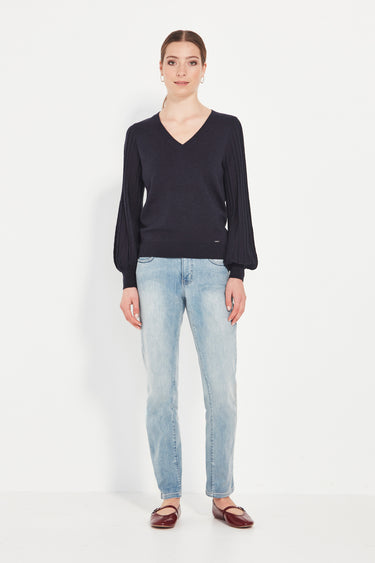 Nina Sweater - Ink Marle - Sweater VERGE