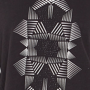 Optical Top - Black - Tee VERGE