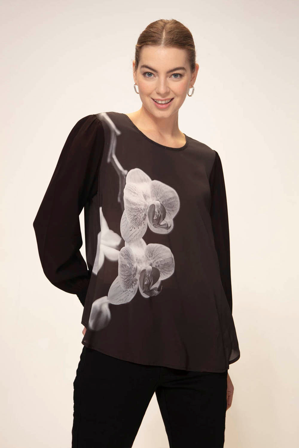 Orchid Top - Black