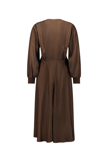 Glide - Rania Dress - Chocolate - Dress VERGE