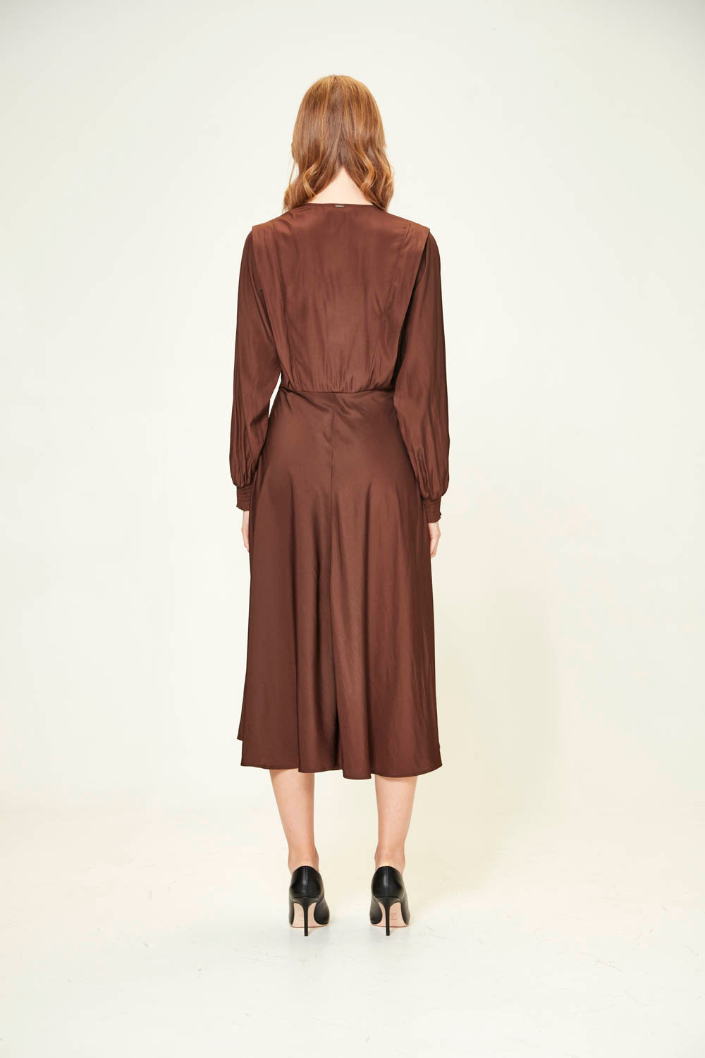 Glide by Verge - Rania Dress - Chocolate - Dress VERGE