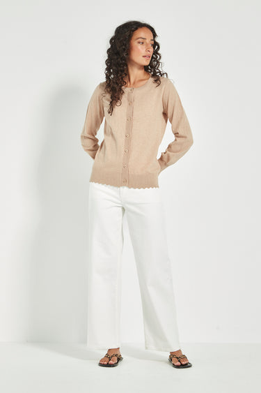 Sass Cardi - Biscuit - Cardi VERGE