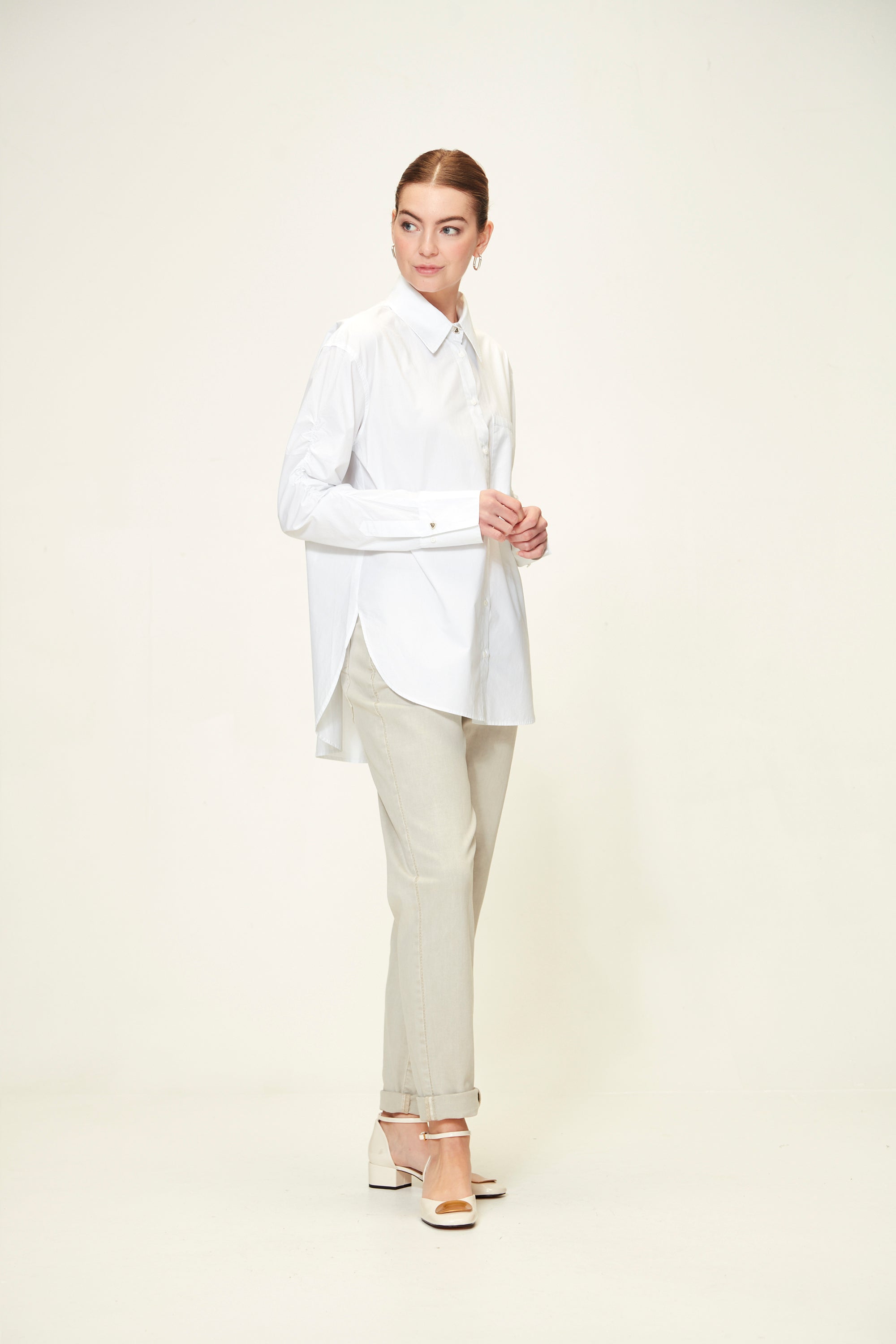 Serena Shirt - White - Shirt VERGE