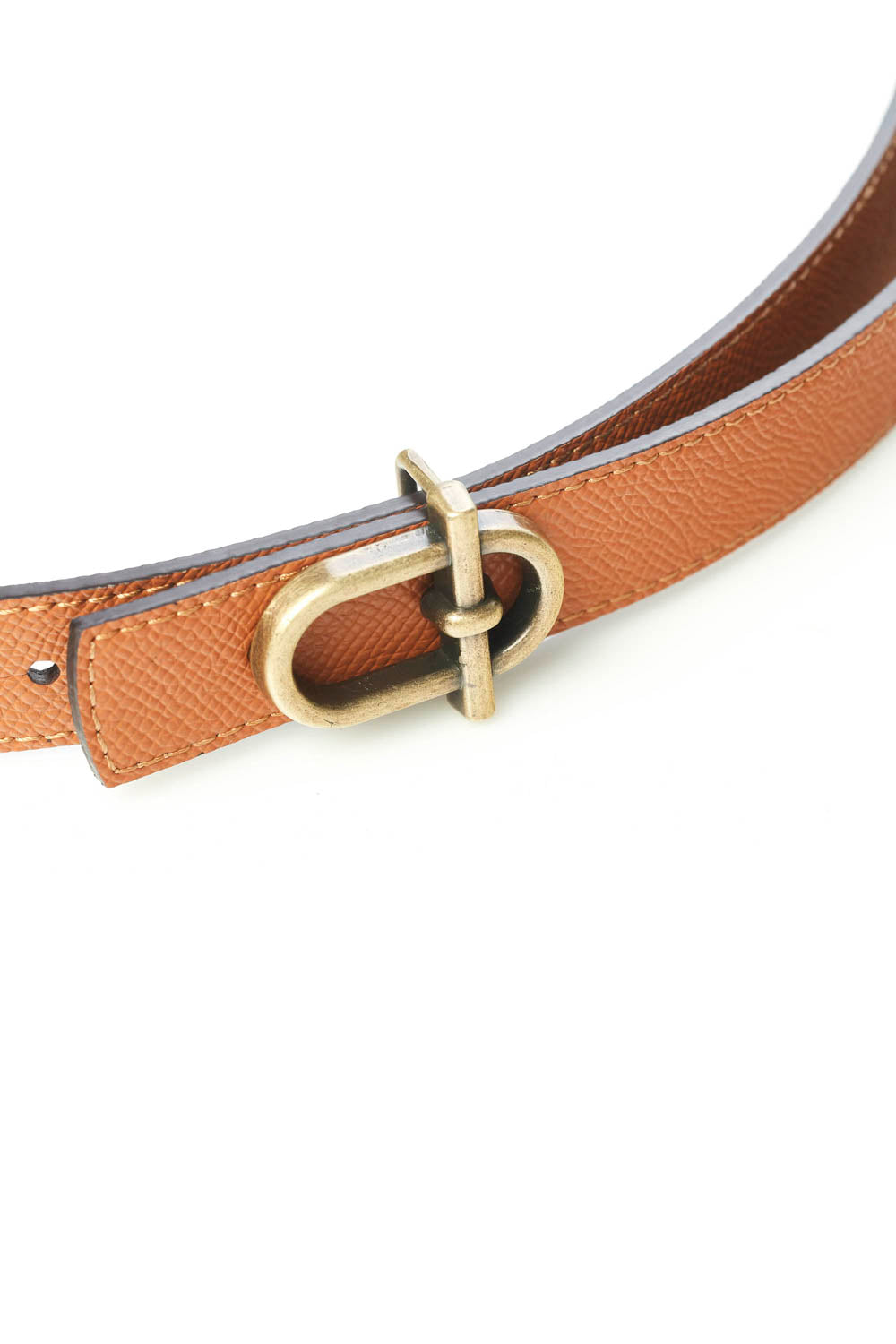 Sling Leather Belt - Black/Brown
