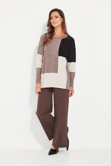 Sloane Sweater - Truffle - Sweater VERGE