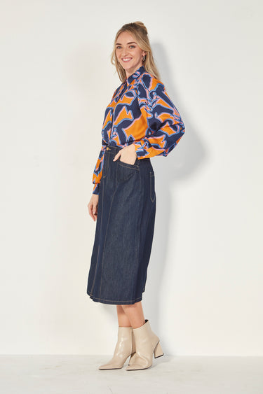 Stevie Skirt - Dark Denim - Skirt VERGE