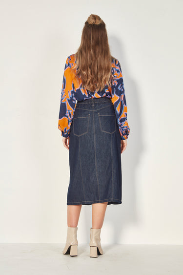 Stevie Skirt - Dark Denim - Skirt VERGE