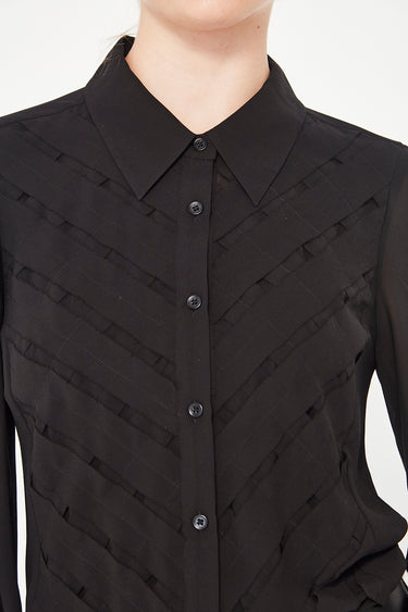 Swoon Shirt - Black - Blouse VERGE