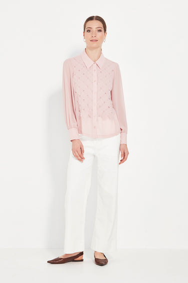 Swoon Shirt - Soft Pink - Blouse VERGE