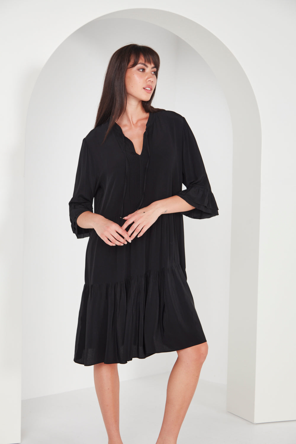 Tallulah Dress - Black - Dress VERGE