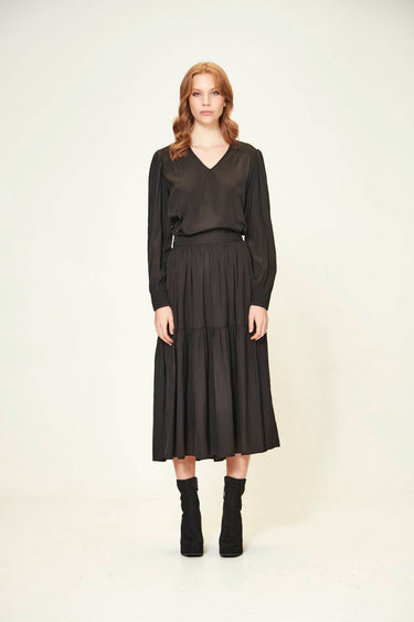 Glide- Tangled Blouse - Black - Blouse VERGE
