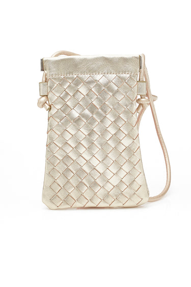 Thea Phone Bag - Gold - Bags VERGE