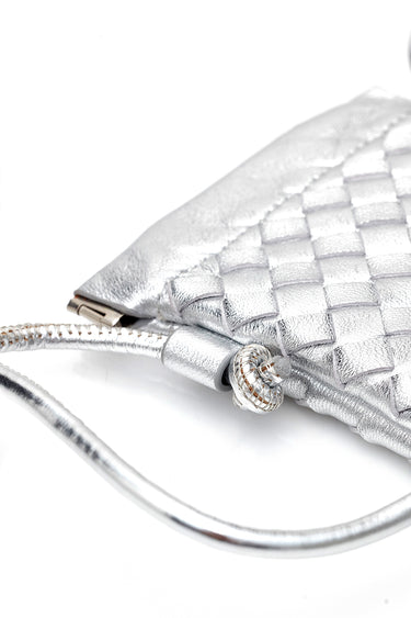 Thea Phone Bag - Silver - Bags VERGE