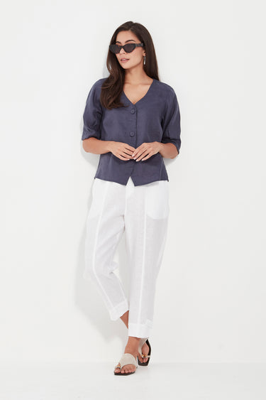 Trinity Top - Denim - Tee VERGE