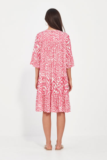 Vale Dress - Pink Print - Dress VERGE