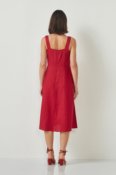 Vivian Dress - Raspberry - Dress VERGE