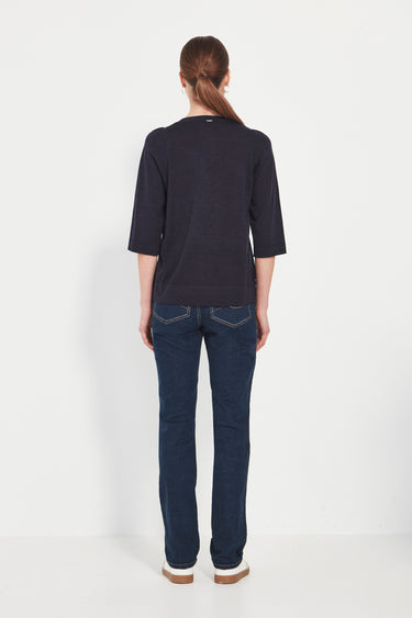 Zoe Top - Ink Marle - Sweater VERGE