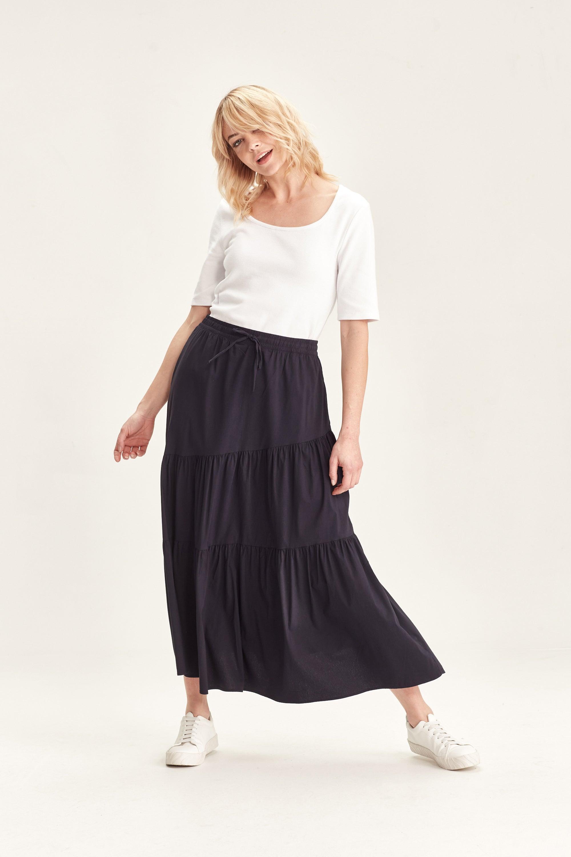 Acrobat Artful Skirt - French Ink - Skirt VERGE