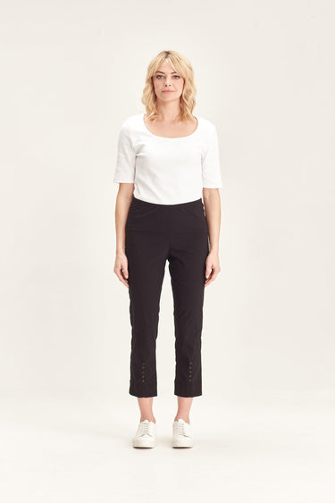 Acrobat Eyelet Pant - Black - Pant VERGE