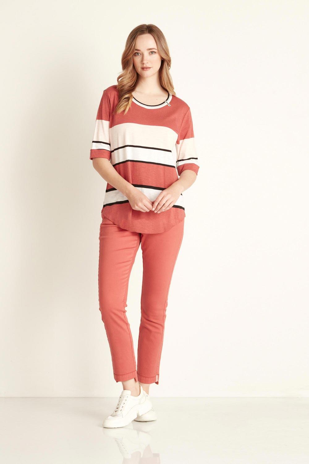 Always Top - Washed Red/Pretty Pink - Tee VERGE