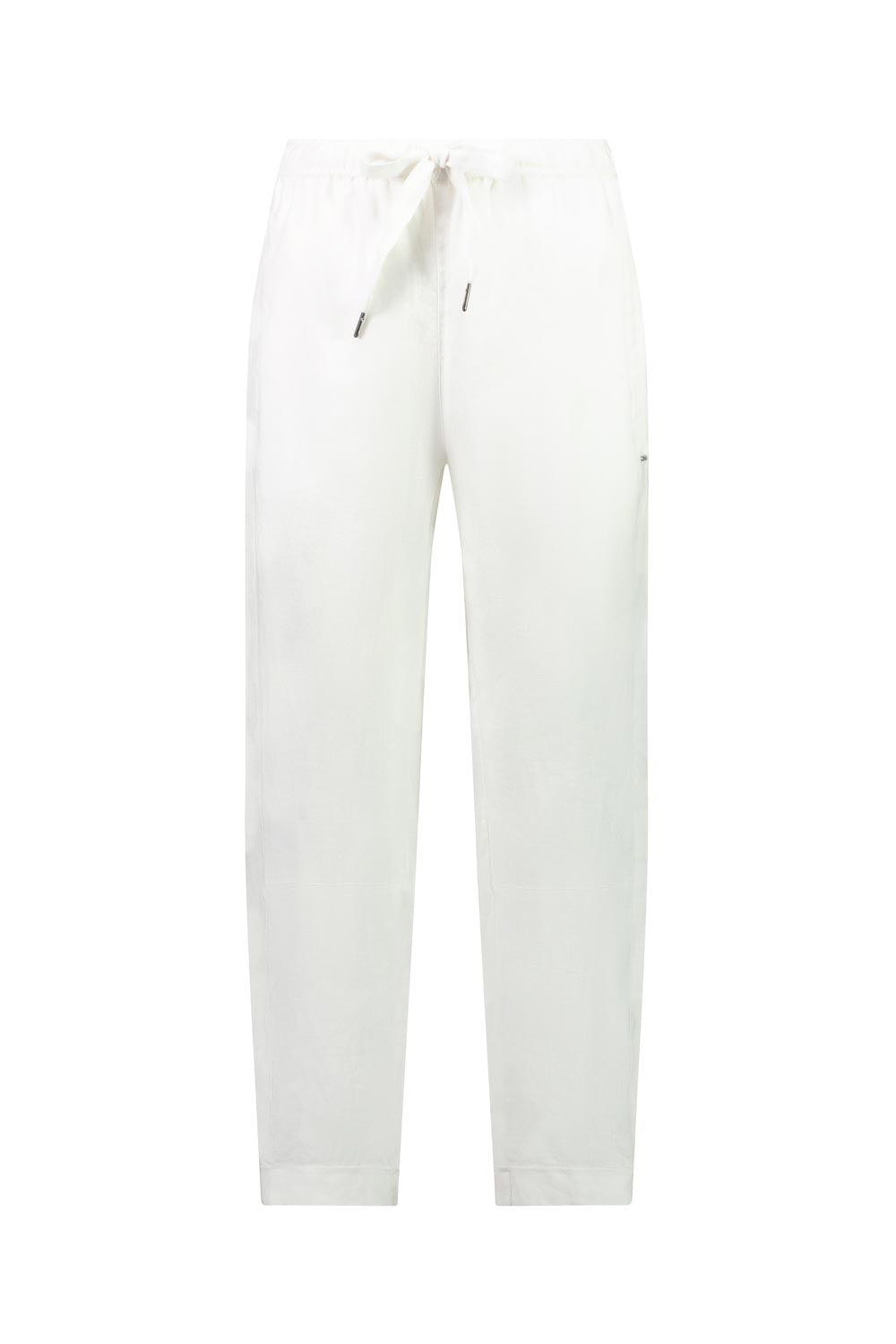 Amado Linen Pant - White - Pant VERGE
