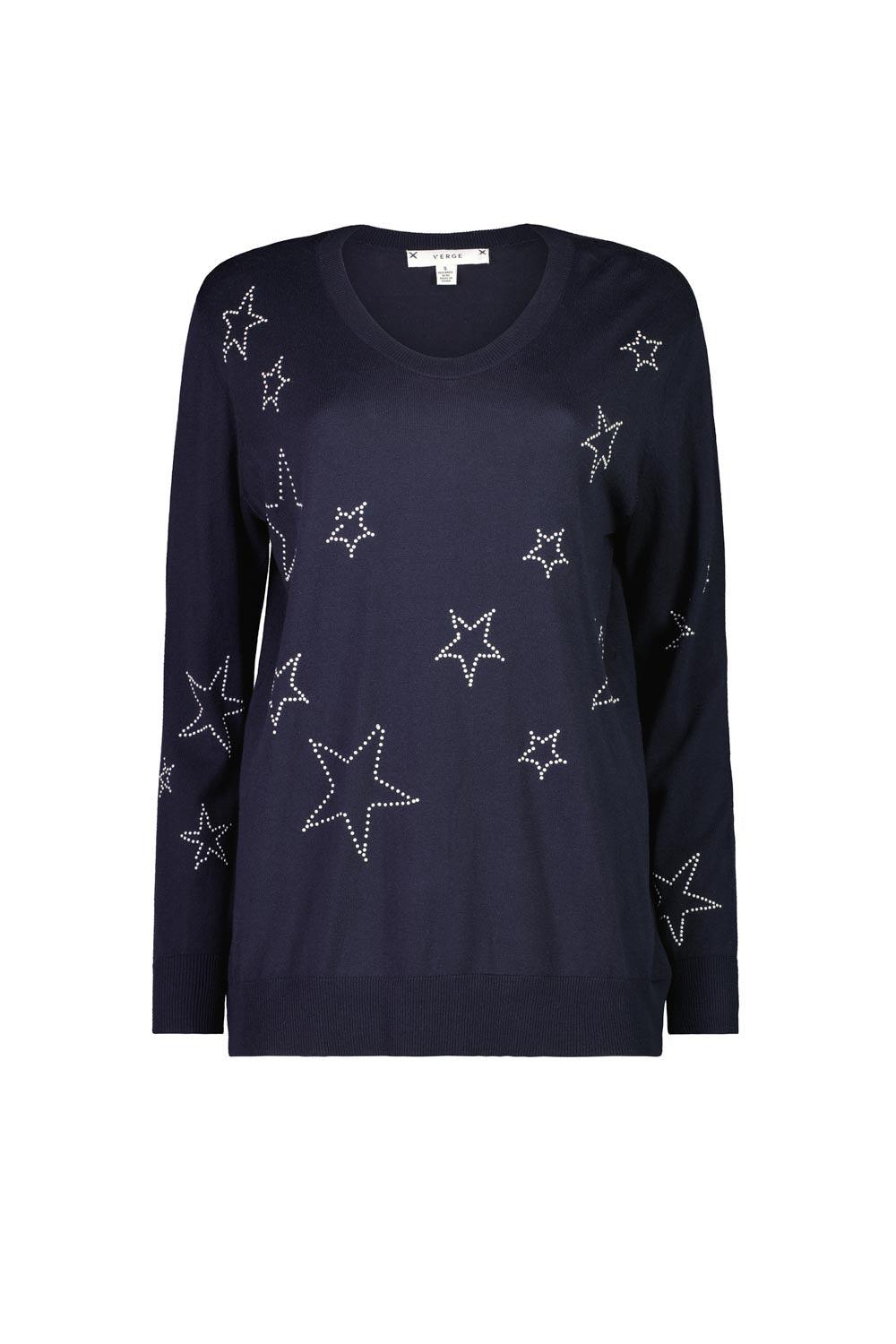 Comet Sweater - Neat Navy - Sweater VERGE