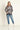 Crescent Hoodie - White/Blue Velvet - Sweater VERGE