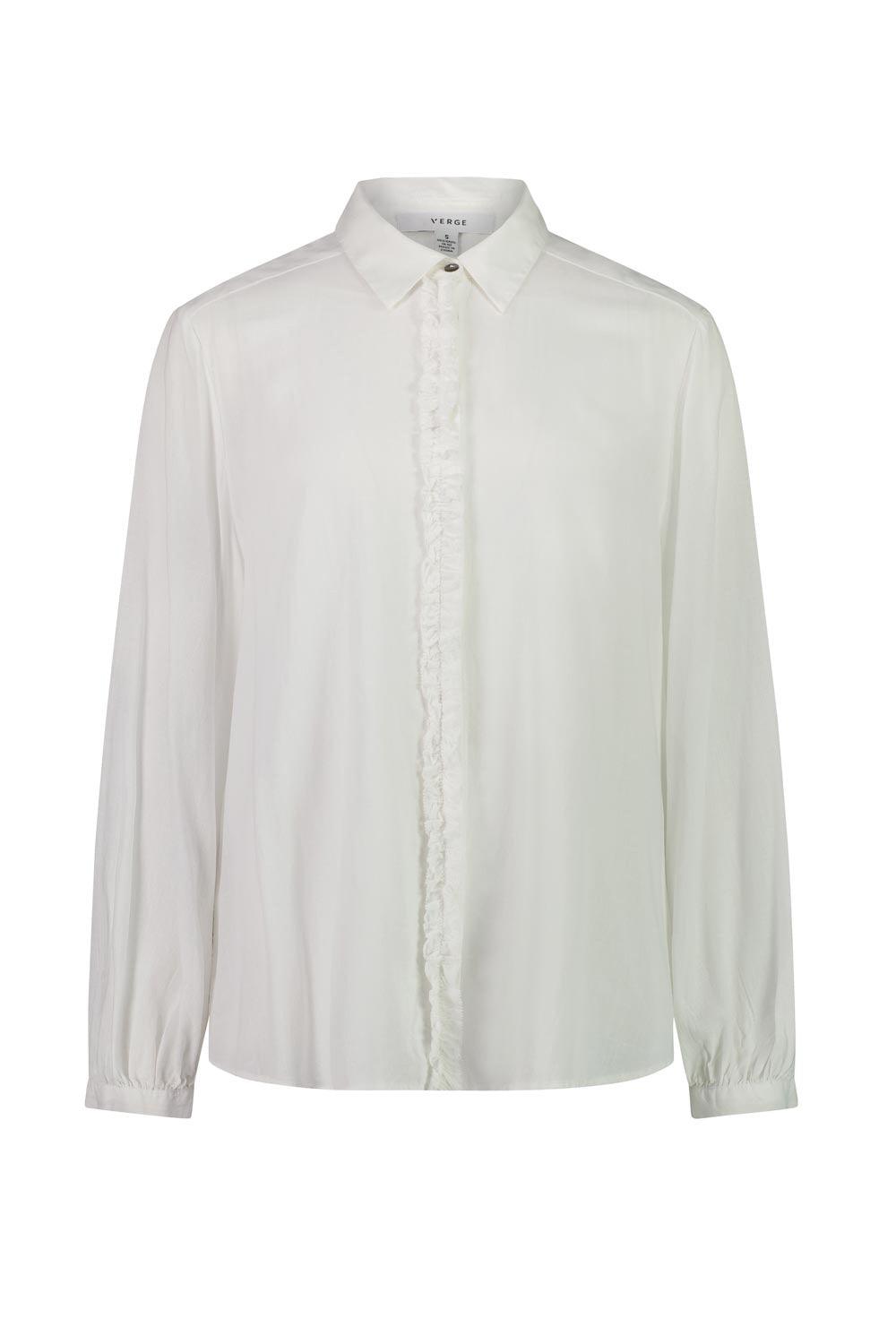 Flare Shirt - White - Shirt VERGE