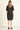 Swan Linen Dress - Black - Dress VERGE